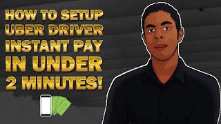 How to setup Uber driver instant pay in under 2 minutes! (Old App)