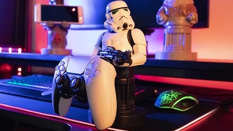 Imperial Storm Trooper Cable Guy Phone & Controller Holder Unboxing