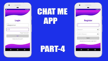 Chat Me App - 04 - Registration using Email and Password - Firebase Authentication - Social App