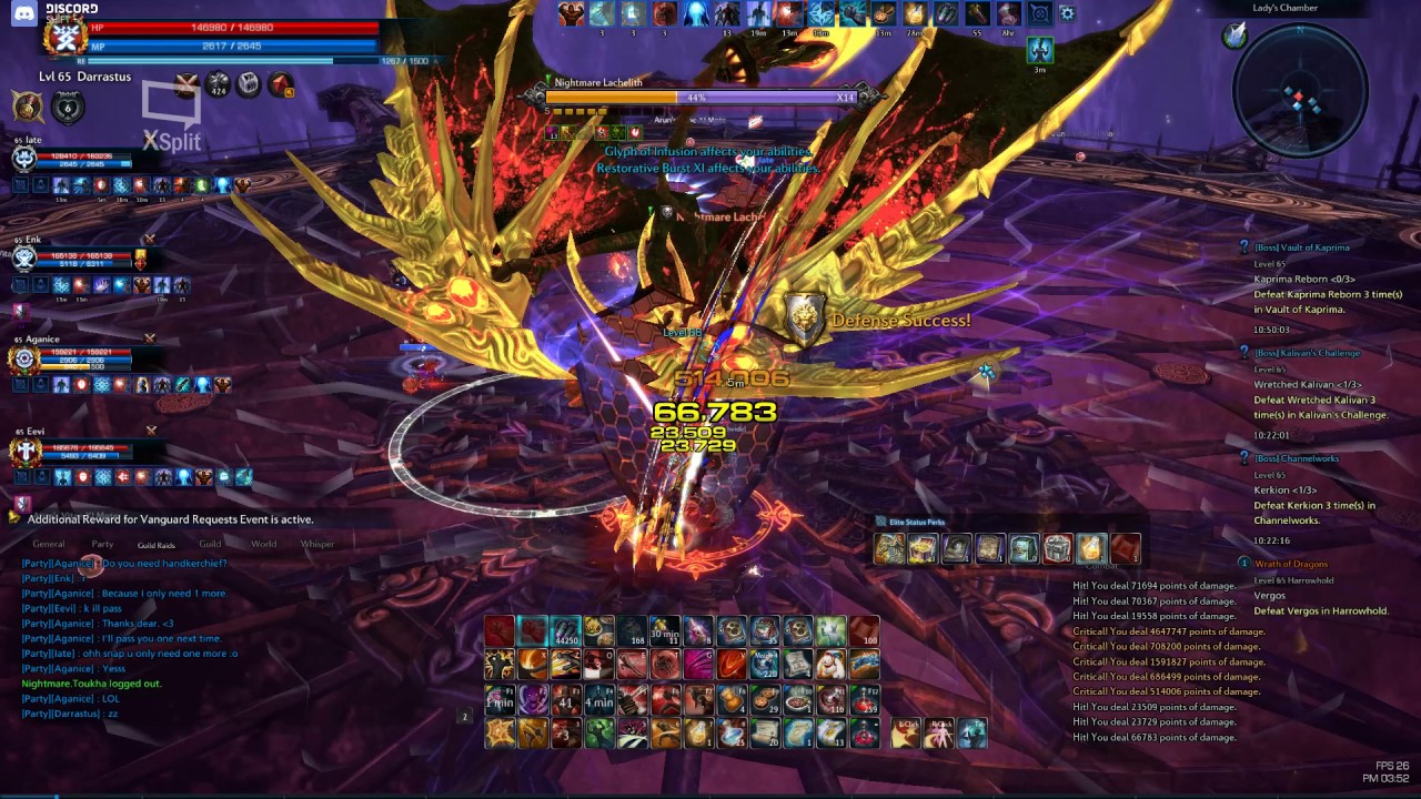 TERA RMHM Lachelith/Last Boss - Warrior Tank PoV