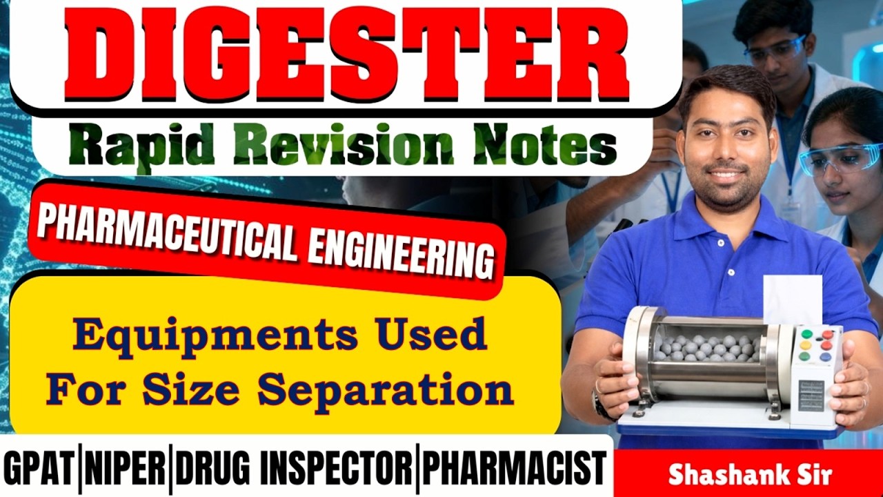 D-146 | Оборудование, используемое для разделения по размеру частиц - Фармацевтическая инженерия ...