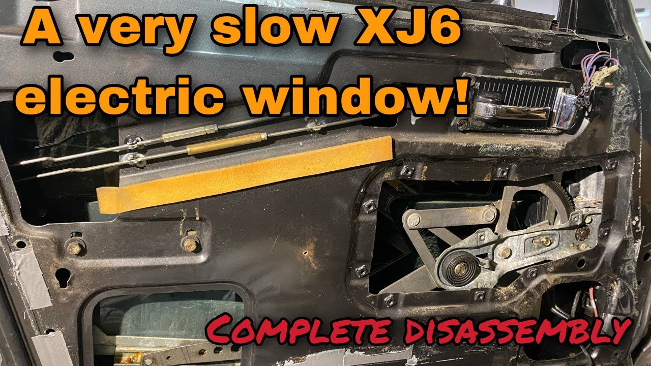 Slow Electric Window? Let's Fix it on This Series 3 XJ6! YouTube