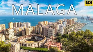 MALAGA, Spain Walking Tour - with Captions [4K UHD]