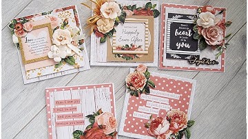 1 kit - 5 cards - My Creative Scrapbook LE kit ♡ Maremi