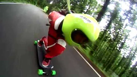 RickY downhill solo run in Kozakov