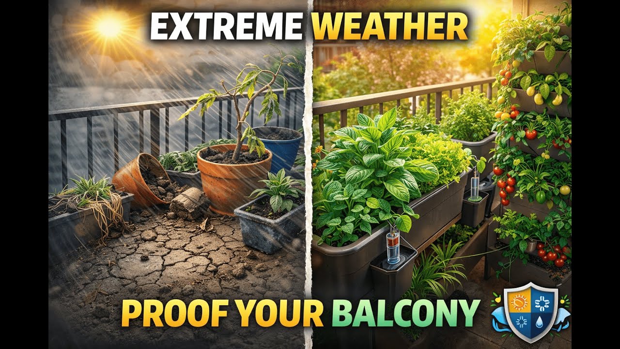 Future-Proofing Your Balcony(DIY): Extreme Weather Gardening for Urban Resilience