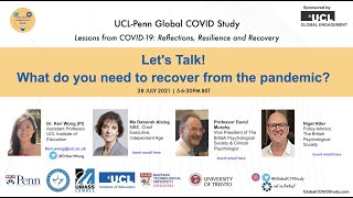 Summer Webinar 5 - Let’s Talk! What do you need to recover from COVID-19? #GlobalCOVIDStudy