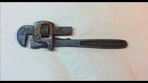 Antique Keen Kutter Pipe Wrench Restoration