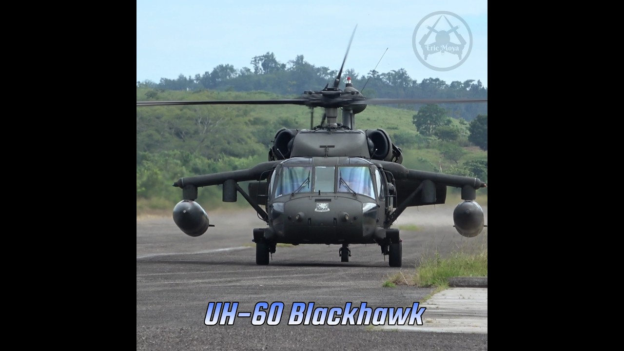 La Intimidante Silueta del Helicoptero UH-60 Halcon Negro del US Army en Okancho 