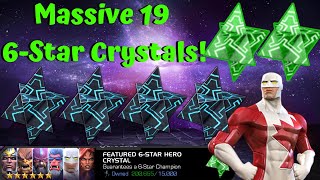 New 6* Featured! Massive 19 6-Star Crystal Opening! 200k Shards! - Marvel Contest of Champions