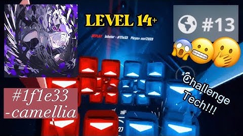 !!I BEAT THIS TECH MONSTROSITY!!| beat saber-#1f1e33-camellia| 70.95% [level 14]