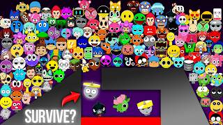 142 BEST SPRUNKI Marble Race Elimination - Who will reach the final? screenshot 5