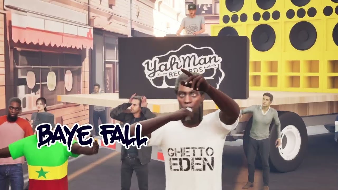 Baye Fall - Khadim Ghetto Eden & Mad a Road (Happy Dancehall Riddim) Yah Man Records - 3D Lyric