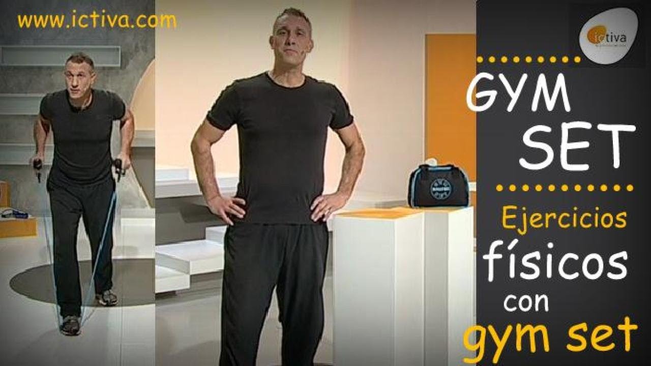 ejercicios abdominales en el agua EJERCICIOS CON GYM SET - Ejercicios físicos en casa para mejorar tu salud