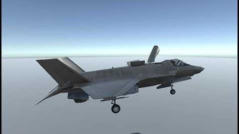 Silantro Unity3d Flight Simulator :F35 VTOL test 2