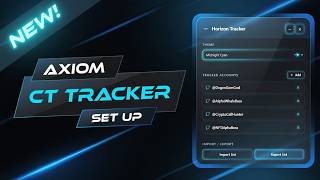 Axiom Trade Auto Tracker Tutorial – Make Your CT Tracker Bot Tracker Autotracker Tutorial