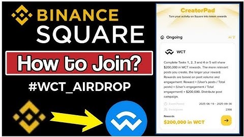 How to Join Binance Square CreatorPad Airdrop & Complete Tasks || Informational Video