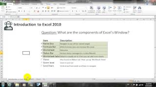 Video 00004 Intro_Excel2010_WINDOW