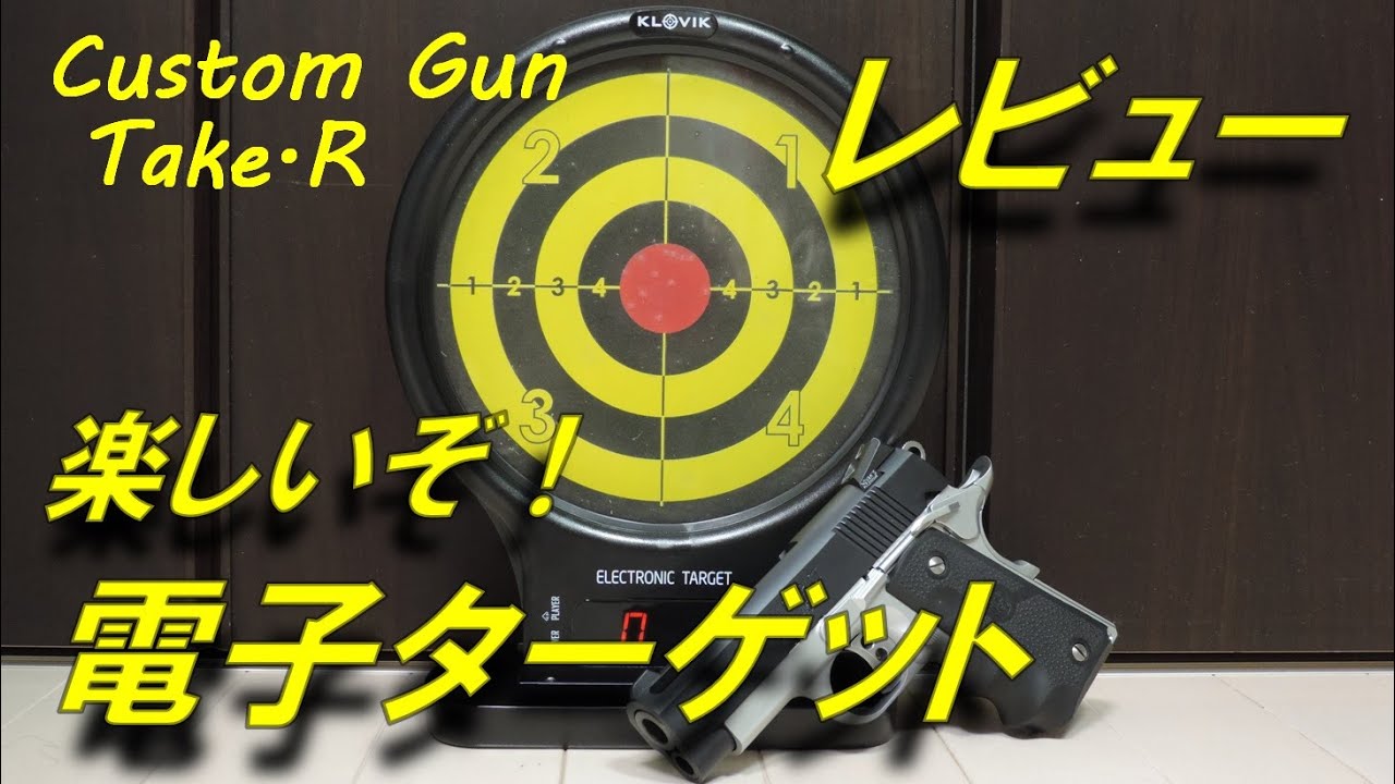 エアガン 用 電子ターゲット 購入レビュー めっちゃ楽しいです
