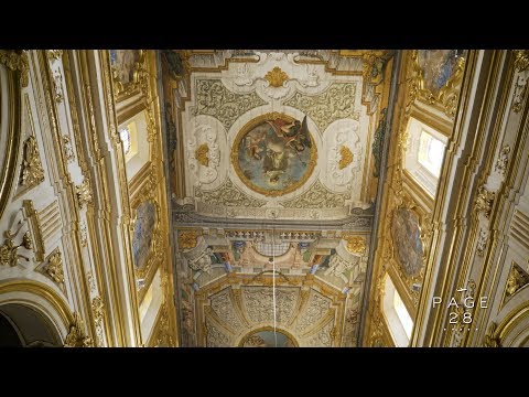 Inside Matera Cathedral, in Puglia, Italy