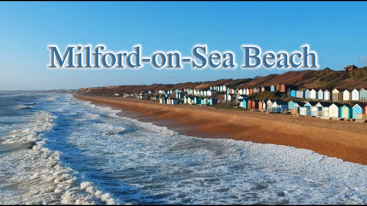 Drone footage of MilfordonSea beach with the DJI Spark YouTube