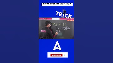 Fast Multiplication Trick By Ashish Sir #maths #math #mathematics