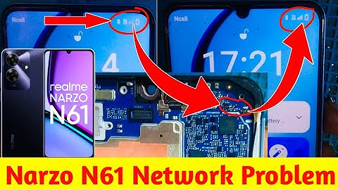 Realme Narzo N61 Network Problem || Narzo N61 Low Network Problem