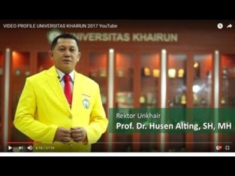 video-profile-universitas-khairun-2017-youtube