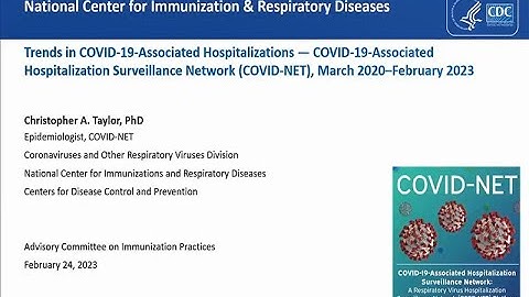 February 2023 ACIP Meeting - COVID-19 hospitalizations