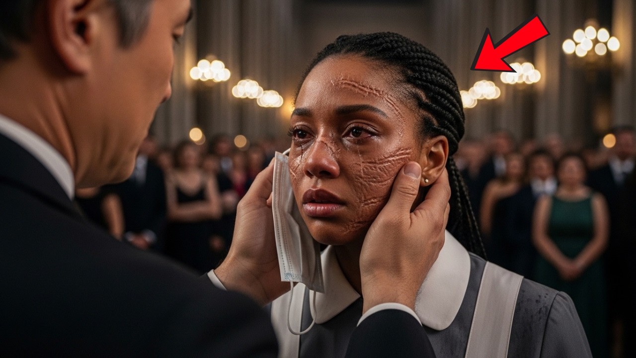 The Masked Maid of the Korean Mafia Boss — When He Finally Saw Her Face the Entire Room Went Silent