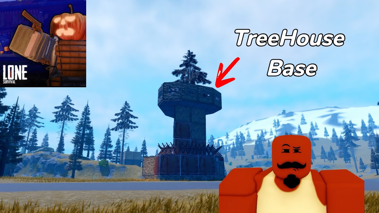 LIVING IN A TREEHOUSE FOR AN ENTIRE WIPE😱|Lone Survival Roblox 