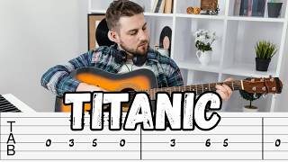 OST Titanic - My Heart Will Go On EASY Fingerstyle for Beginners (Guitar Tabs, Guitar Tutorial)