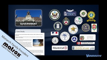 Matrox Monarch Encoders for Government Video Solutions