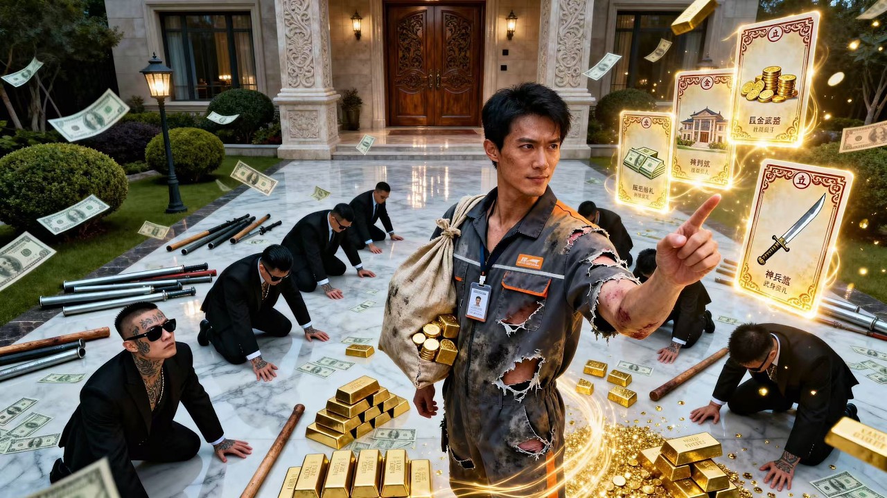 外賣員絕境意外覺醒萬物抽牌系統，逆襲還清巨額債務，打臉渣男賤女，鑑寶大會隔空召喚戰神真身，震驚全場！#異能 #反轉 #逆襲 #爽劇