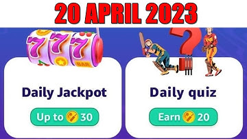 Amazon Funzone Runs Quiz Answers Today | Amazon Quiz Today | 20 April 2023