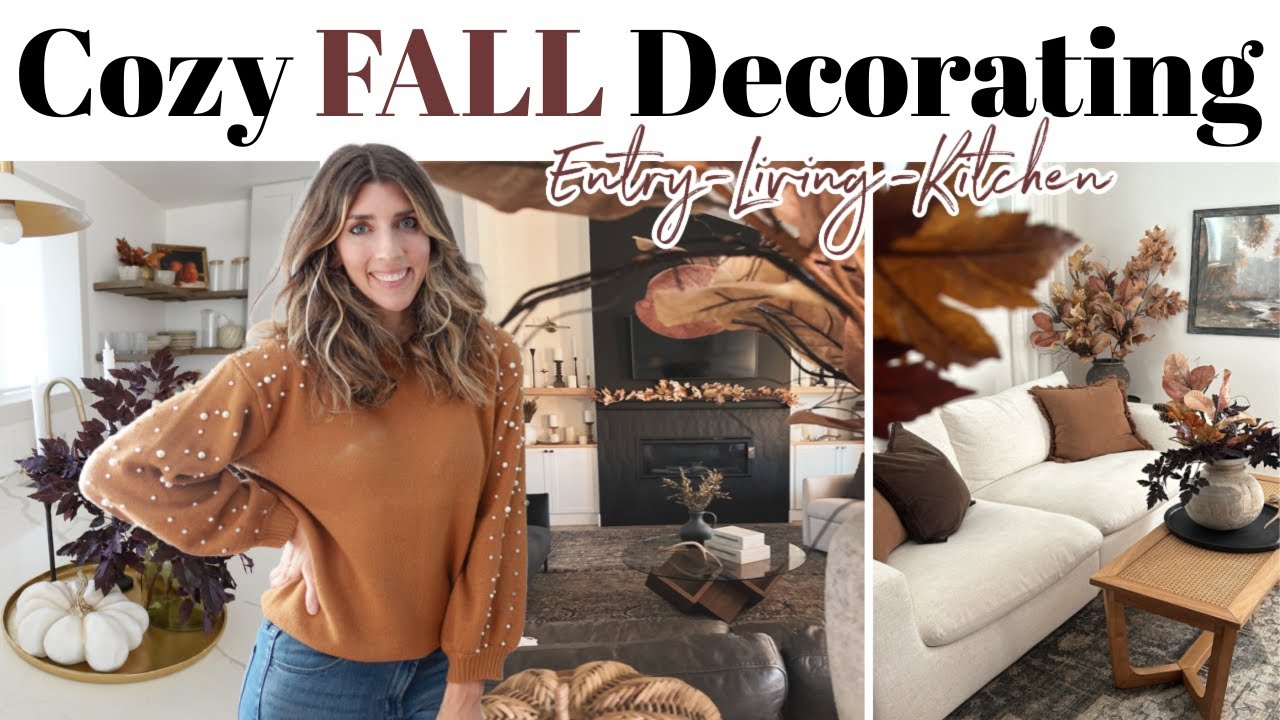 New* FALL Decorate With Me 2024 / Cozy Fall Home Decorating Ideas ...