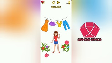 Brain Blow Level 286 the girl wants to wear a beautiful dress