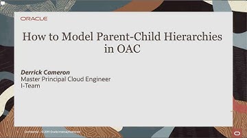 Model parent-child (ragged) hierarchies in Oracle Analytics Cloud