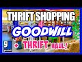 THRIFT WITH ME & HAUL! Farmhouse Home Decor & Vintage Thrifting at Goodwill! March 2021