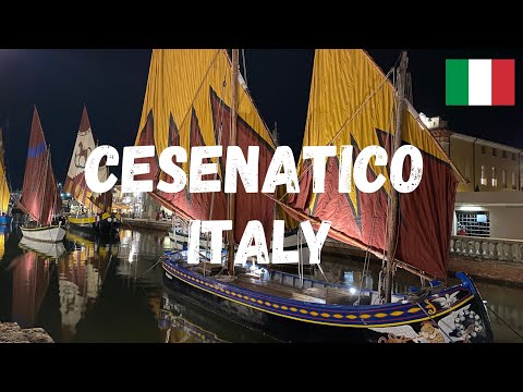 Cesenatico - Italy. Summer escape to Italy 🇮🇹. City Walking Tour.