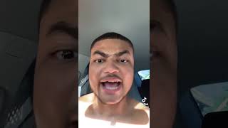 Guy Having A Tantrum In Car