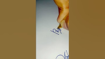 Handwriting Letter R Style Signature for Name Rohit | Alphabet R Calligraphy writing Sign