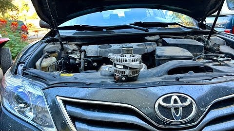 Alternator replacement on a 2010-2012 Toyota Camry 2.5L @elchanojose