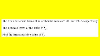 AEA 2008 q1 sequences (Maths: Advanced Extension Award)