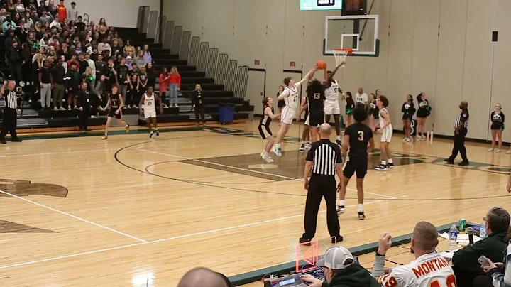 Landon VanPelt (#13) with Lee's Summit High School Tigers fights hard against second-ranked MO team