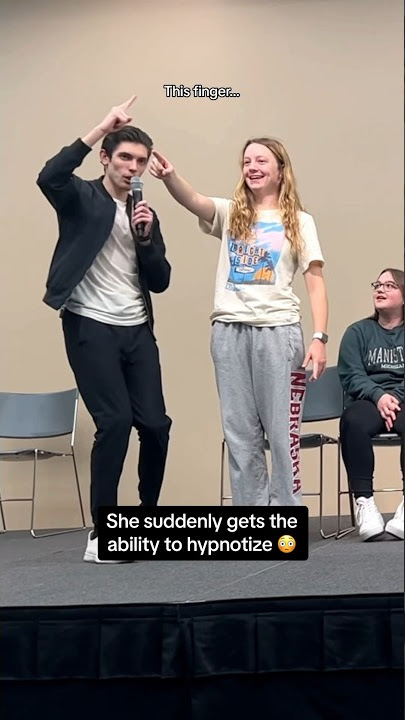 She suddenly gets the ability to hypnotize