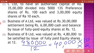 BCOM SEM 4 CORPORATE ACCOUNTING 2 UNIT 1 AMALGAMATION OF COMPANIES LECTURE 11 PROF RAJDIP NAKUM
