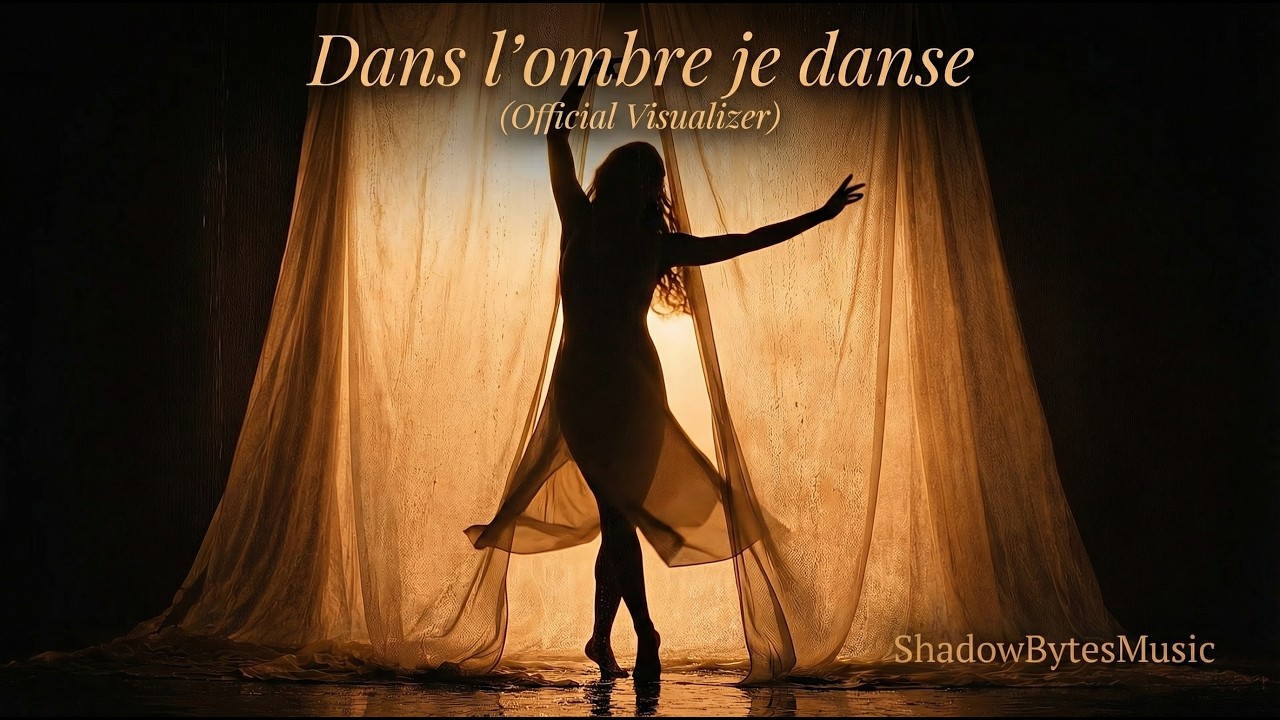 Dans l´ombre je danse (Official Lyric Visualizer) | ShadowBytesMusic | Emotional French Dark Pop