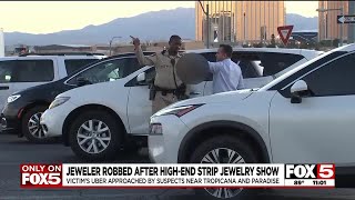 Jeweler robbed, shocked with stun gun in rideshare after leaving Las Vegas Strip convention