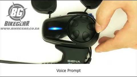 How to access the configuration menu on your Sena motorcycle intercom headset